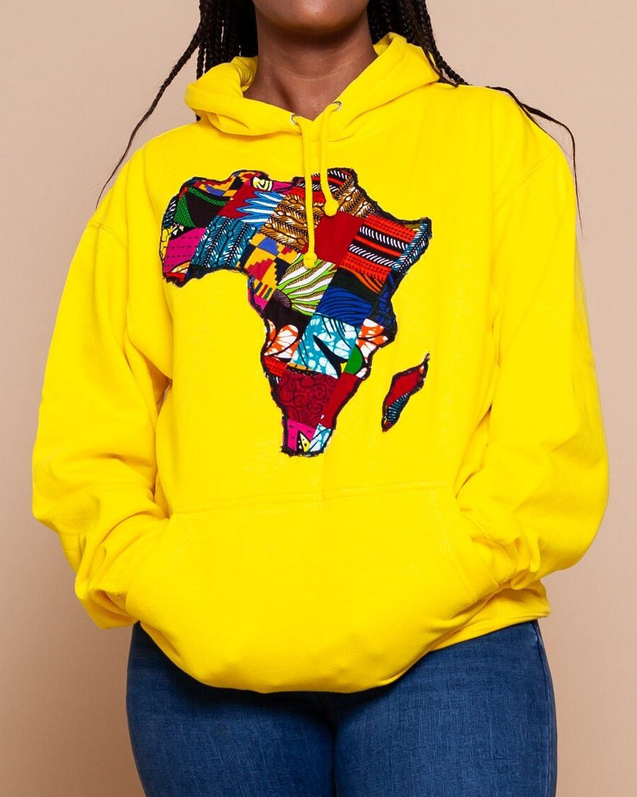 African Map Long Sleeves Hoodie