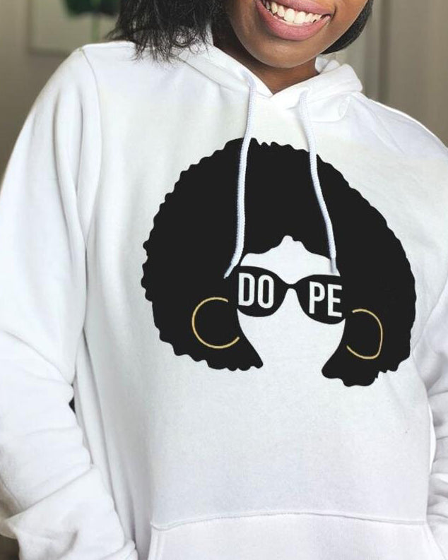 Black Women Hair Dope Hoodie