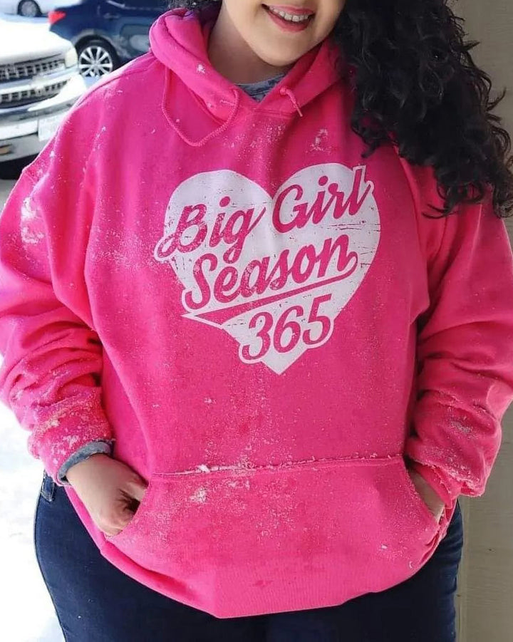 Big Girl Season Long Sleeves Hoodie