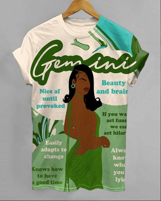 Gemini Girly Season Unisex Short Sleeve Tshirt