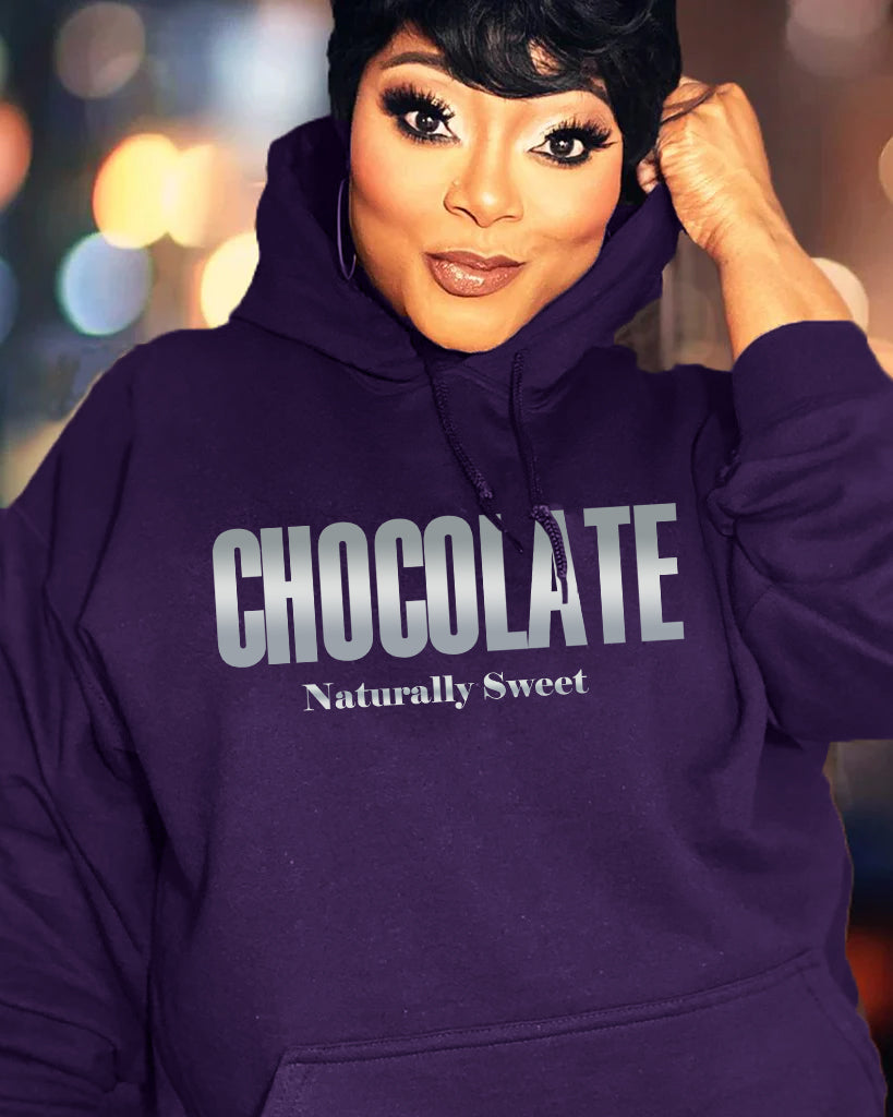 Chocolate Bar (Shiny Silver Foil) Hoodie