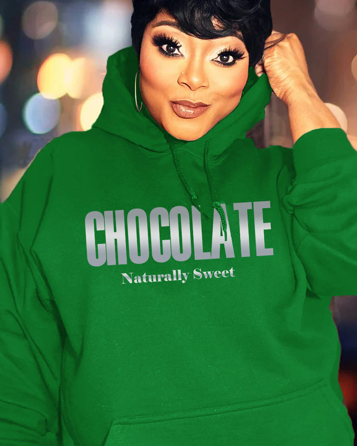 Chocolate Bar (Shiny Silver Foil) Hoodie