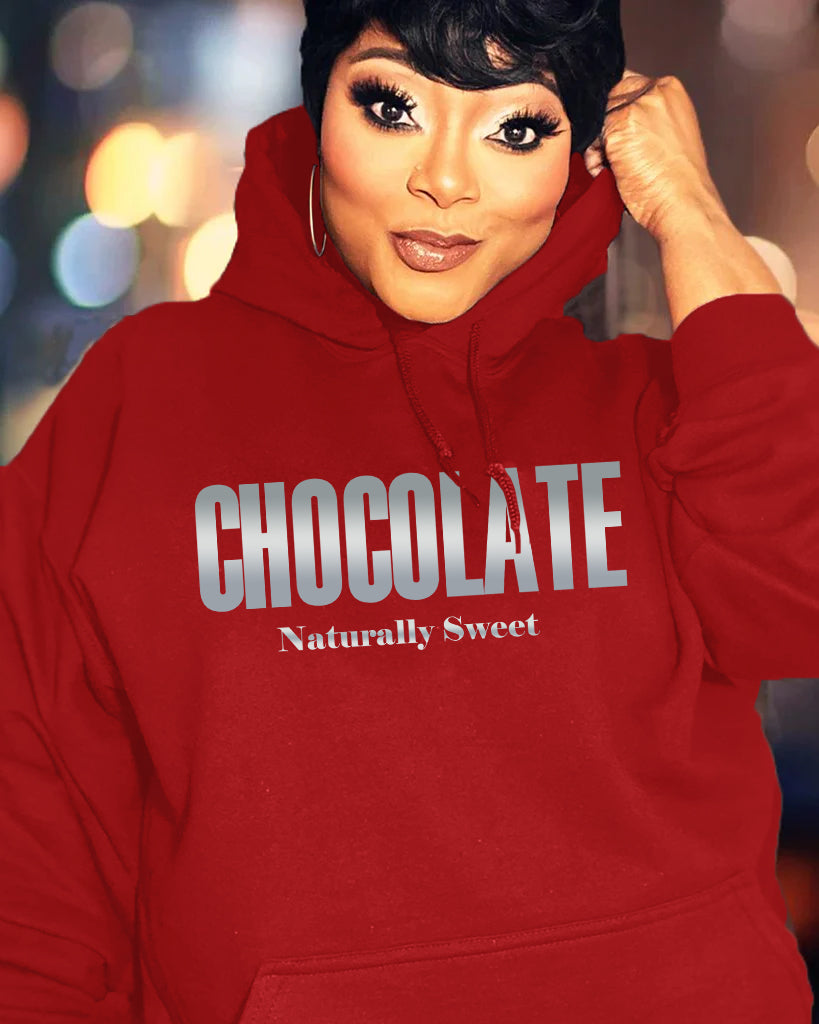 Chocolate Bar (Shiny Silver Foil) Hoodie