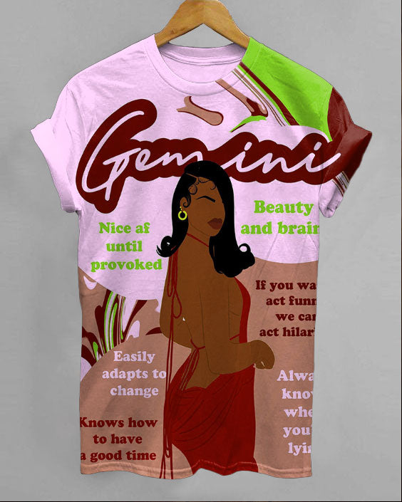 Gemini Girly Season Unisex Short Sleeve Tshirt