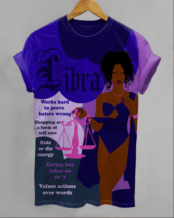 Libra Girly Season Unisex Short Sleeve Tshirt