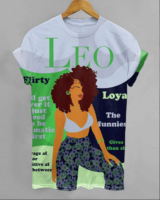 Leo Girly Season Unisex Short Sleeve Tshirt