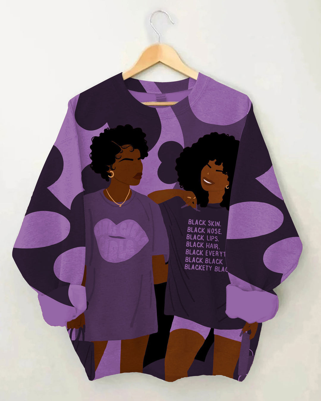 Black Sisters Long Sleeve Sweatshirt