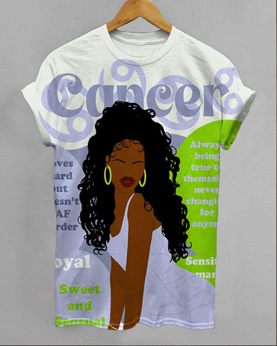 Cancer Girly Season Unisex Short Sleeve Tshirt