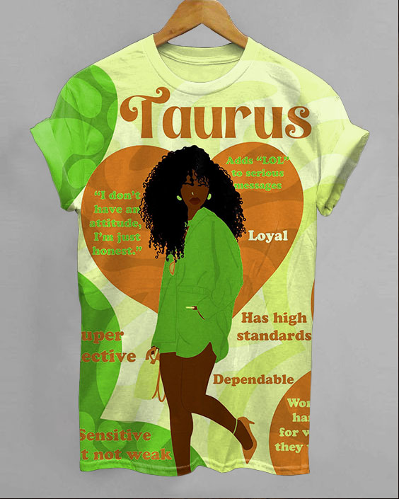 Taurus Girly Season Unisex Short Sleeve Tshirt