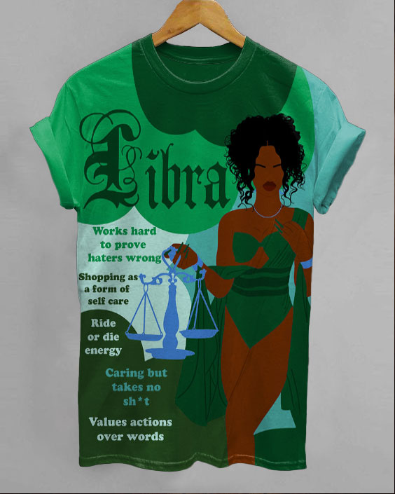 Libra Girly Season Unisex Short Sleeve Tshirt