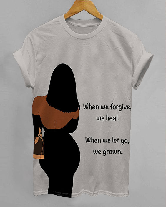 When We Forgive We Heal Unisex Short Sleeve Tshirt