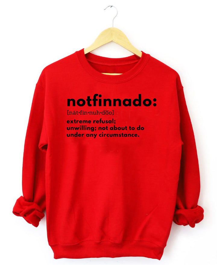 Notfinnado Unisex Long Sleeve Sweatshirt