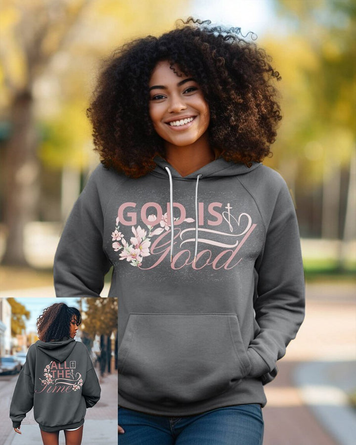 God Is Good All The Time Long Sleeve Hoodie