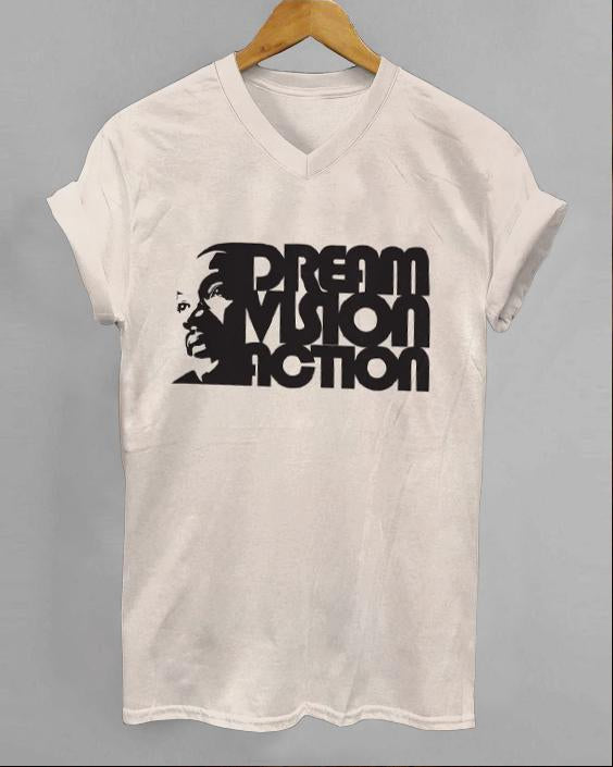 Dream Vision Acrtion V-neck Short Sleeve Tshirt