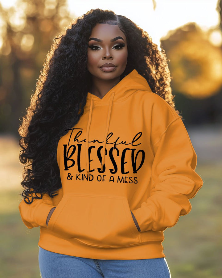 Women's Thanksgiving Long Sleeve Hoodie With Pocket