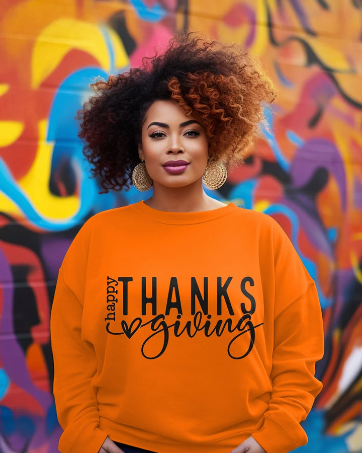 Happy Thanksgiving Crewneck Sweatshirt