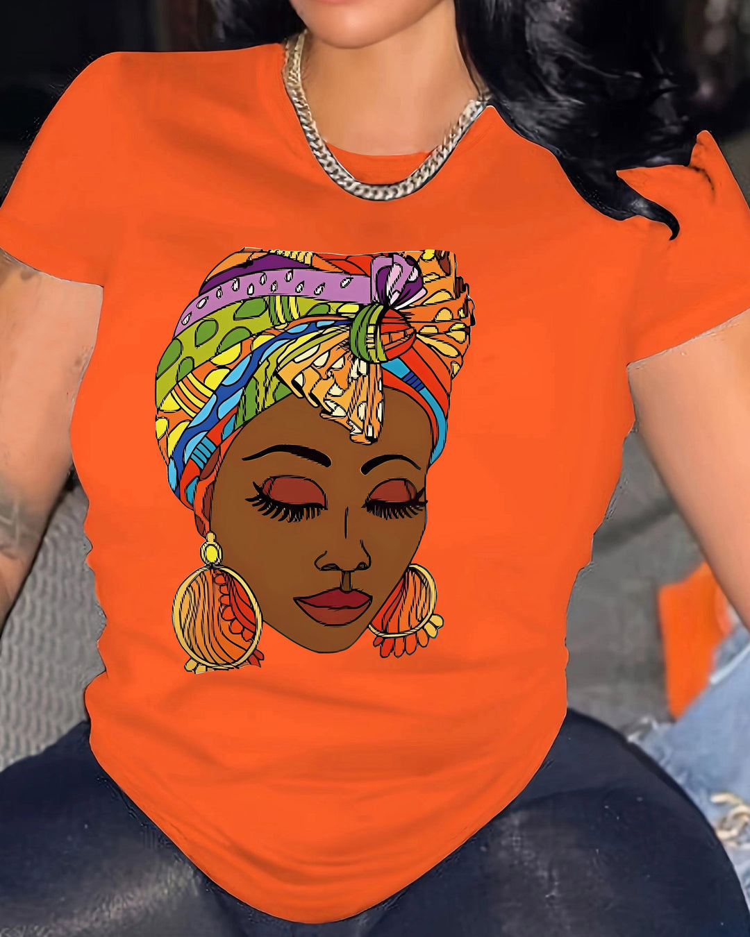 Cute Hijab Women Short Sleeve Tshirt