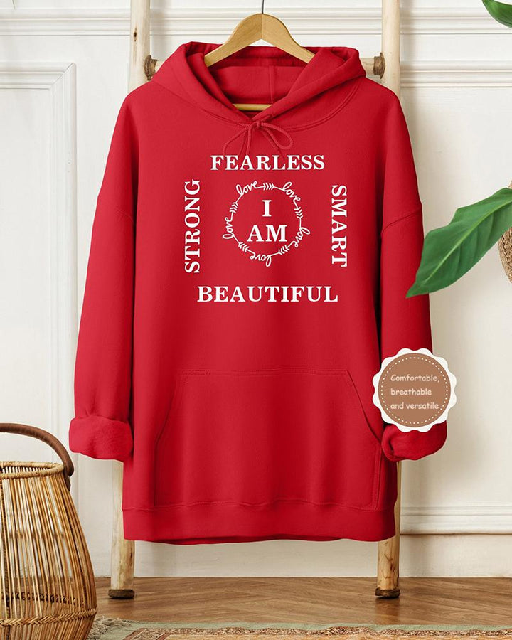 I Am Inspirational Long-sleeved Hoodie