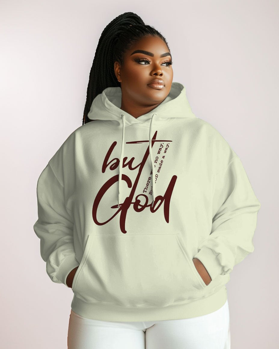 Cotton-There was No Way,But God Made a Way. Print Fashion Daily Long Sleeve Hoodie