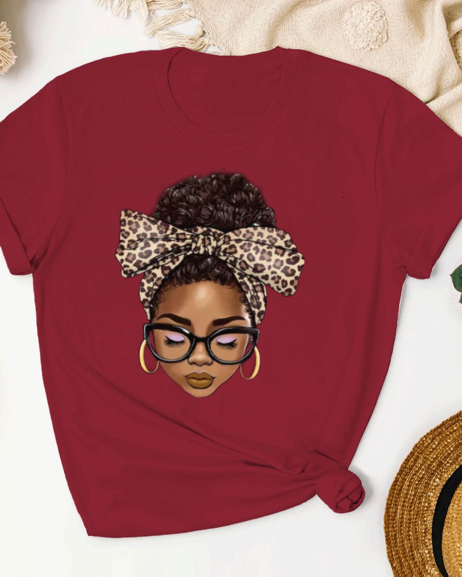 Afro Woman Graphic Short Sleeve Tshirt