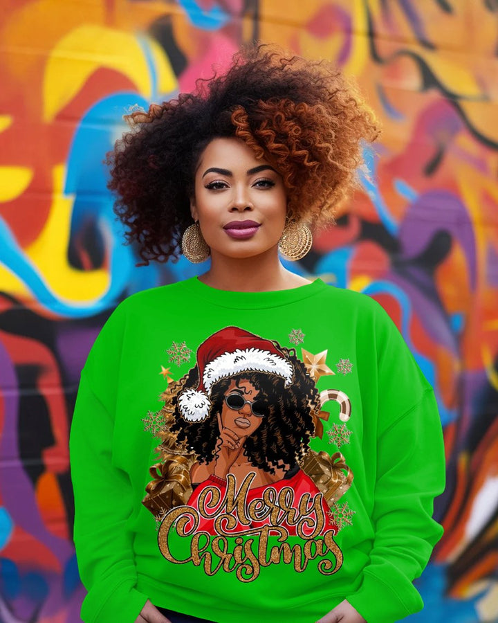 Merry Christmas Sisters Crewneck Sweatshirt