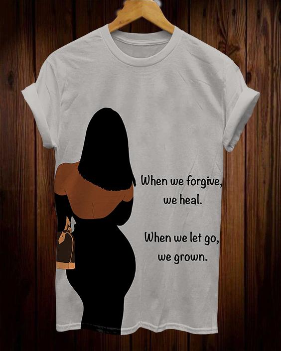 When We Forgive We Heal Unisex Short Sleeve Tshirt