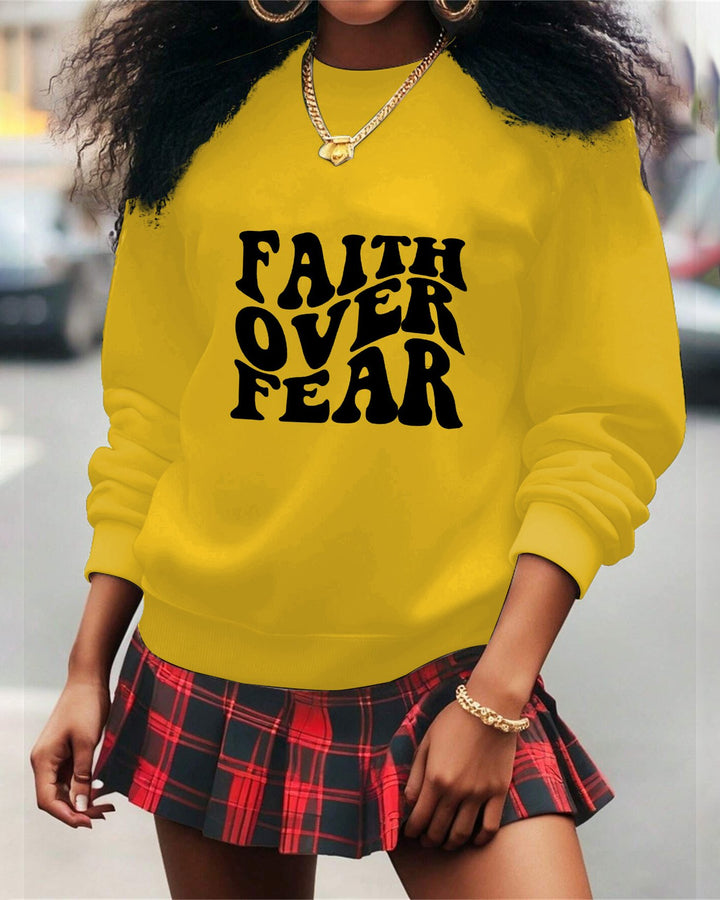 Faith Over Fear Crewneck Sweatshirt