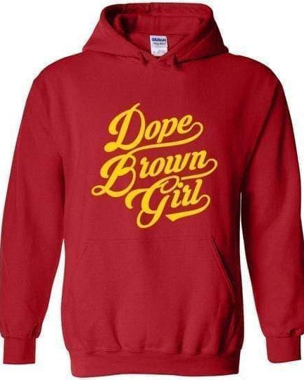 Dope Brown Girl Long Sleeves Hoodie