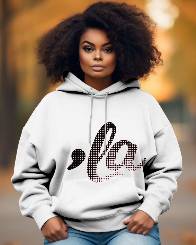 Vote for Women Letter Print Unisex Long-sleeved Hoodie