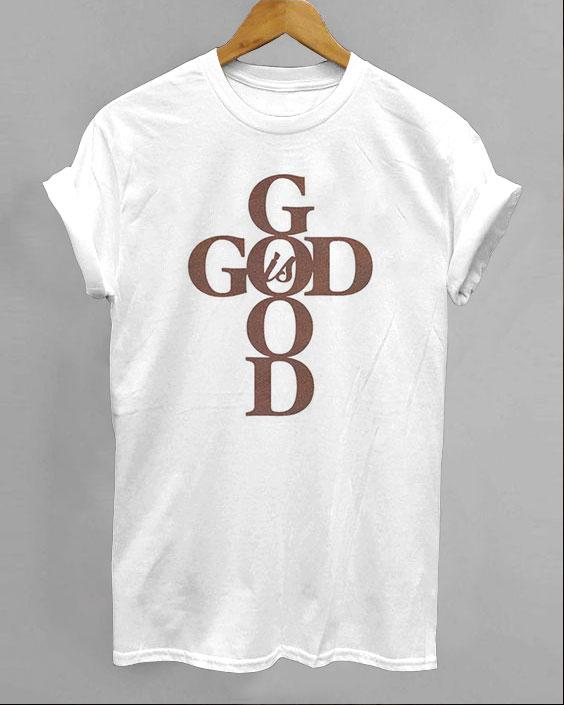 God is Good Print Unisex Short Sleeve T-shirt