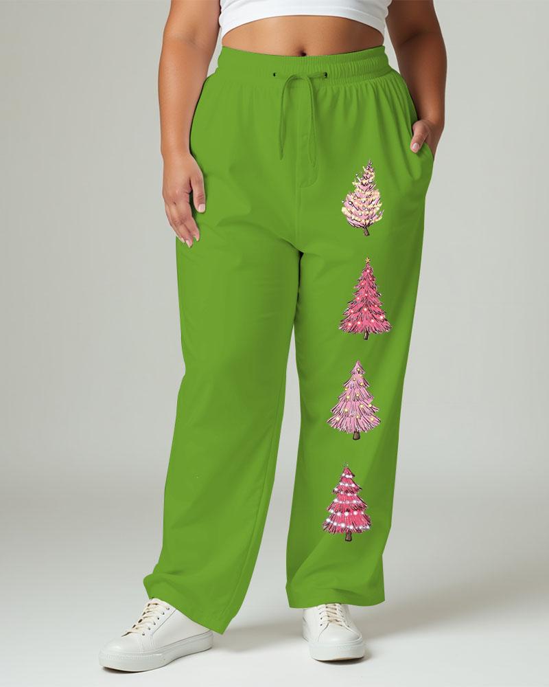 Women's Christmas Print Casual Sweatpants