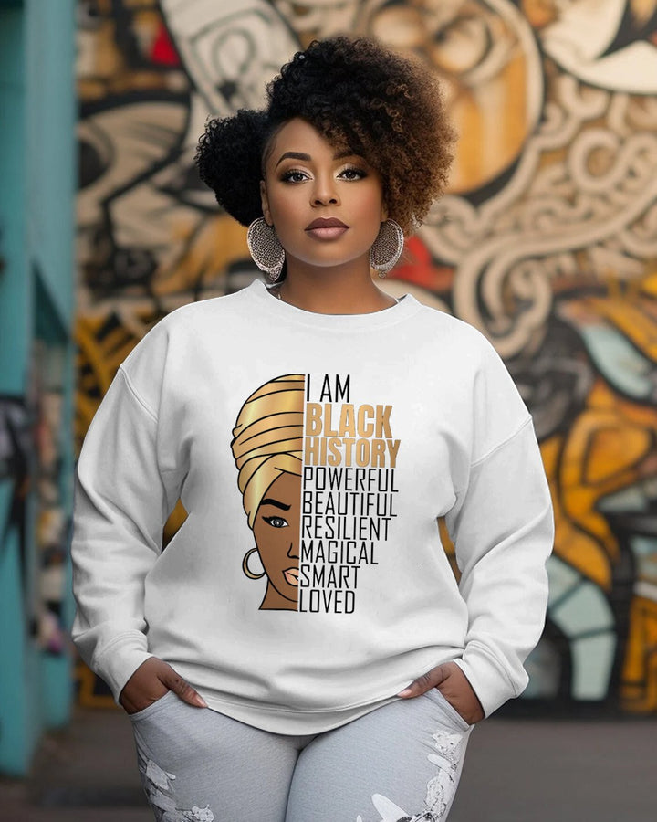 I Am Black History for Me Crewneck Sweatshirt