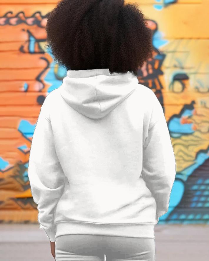 Curly Girl Praying God Long-sleeved Hoodie