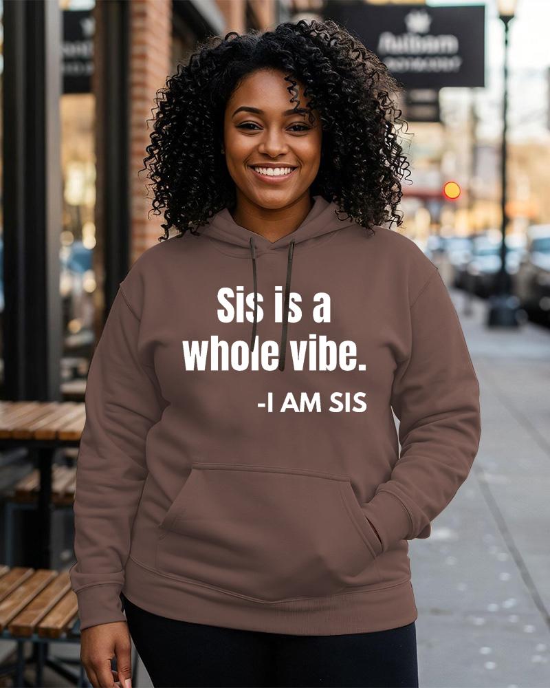 Sis A Vibe Long-sleeved Hoodie