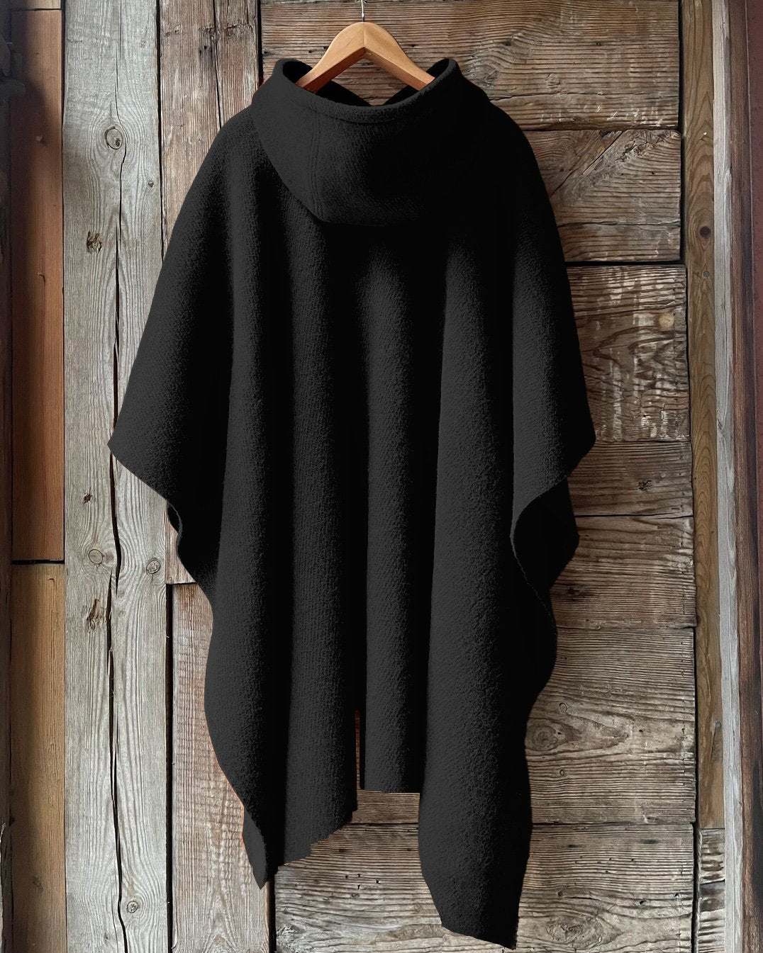 Stacked Aquarius Zodiac Hooded Warm Shawl Cape