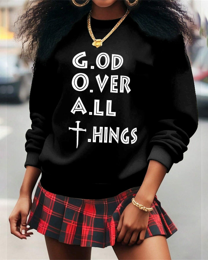 God Over All Thing Crewneck Sweatshirt