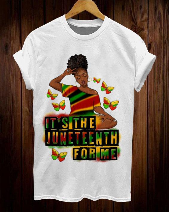 Juneteenth for Me Brown Girl Short Sleeve Tshirt