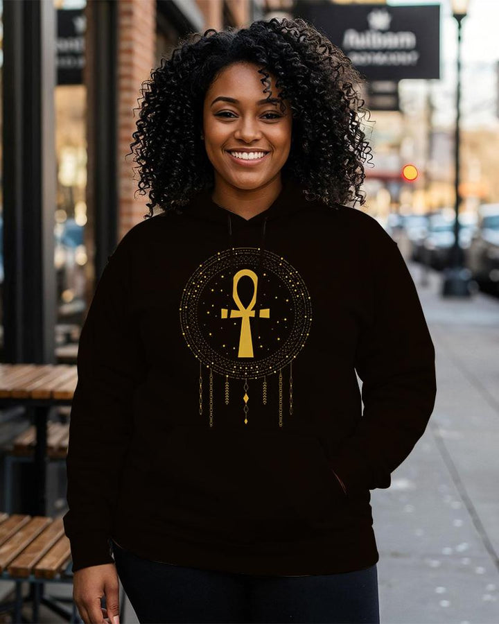 Dream Catcher Ankh Long-sleeved Hoodie