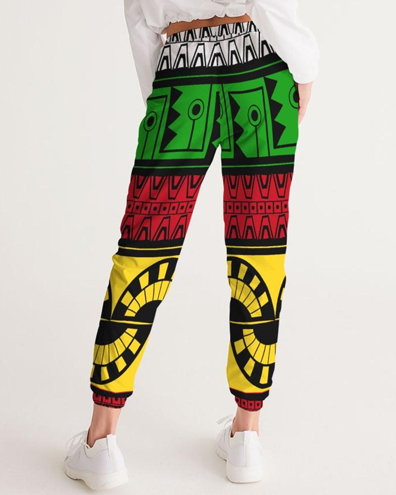 Ethnic Style Personalized Casual Print Elastic Waist Ladies Trousers