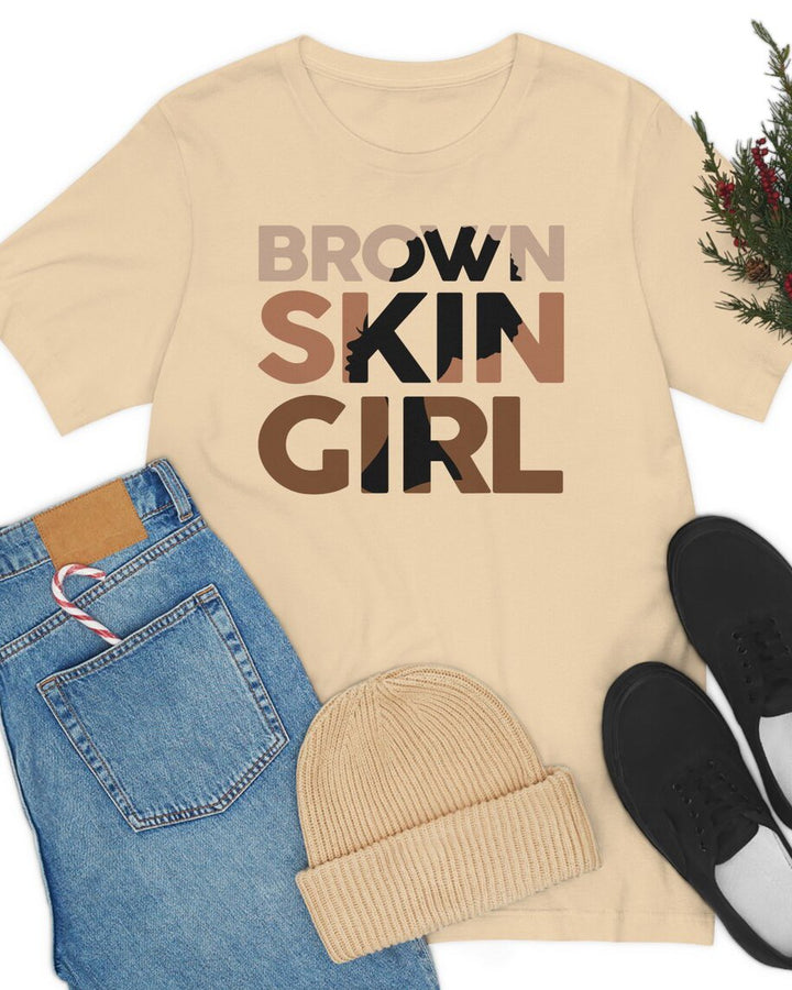 Brown Skin Women Unisex Short Sleeve Tshirt