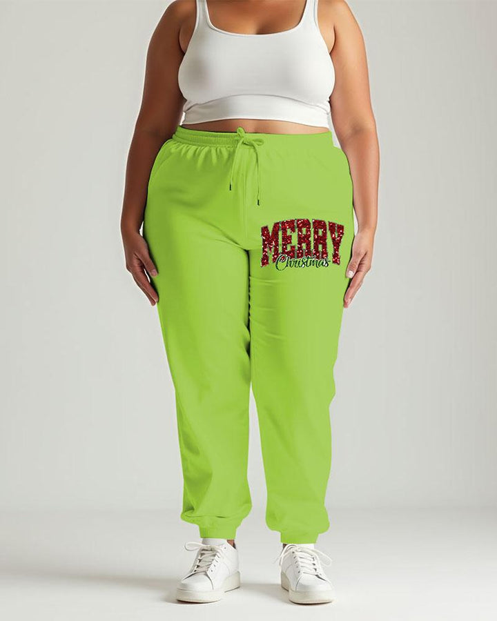 Women's Christmas Print Casual Sweatpants