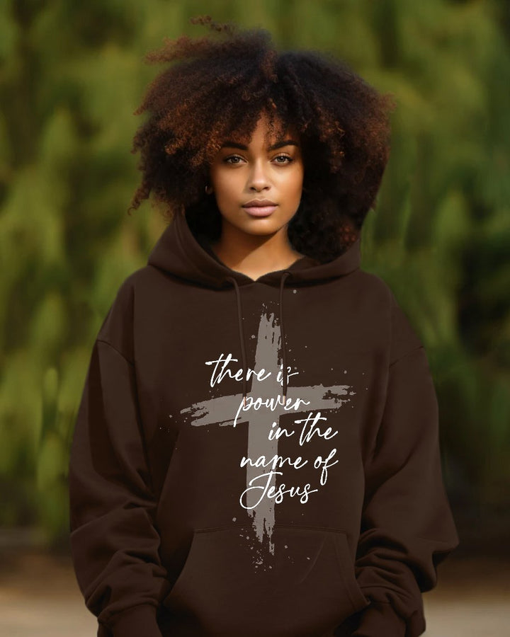 There Is Power In The Name of Jesus Long Sleeve Hoodie