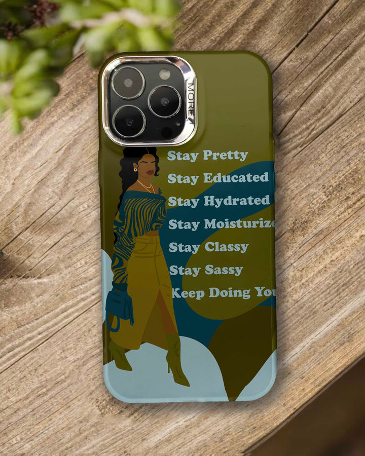 Keep Doing Yourself Art Print IPhone Case