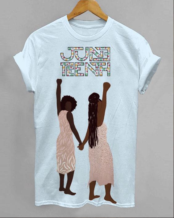 Juneteenth Black Women Together Unisex Short Sleeve Tshirt