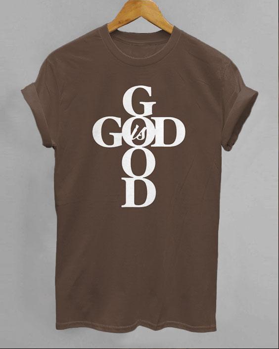 God is Good Print Unisex Short Sleeve T-shirt