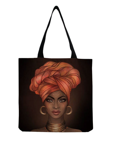 African Tribal Mama Canvas Bag
