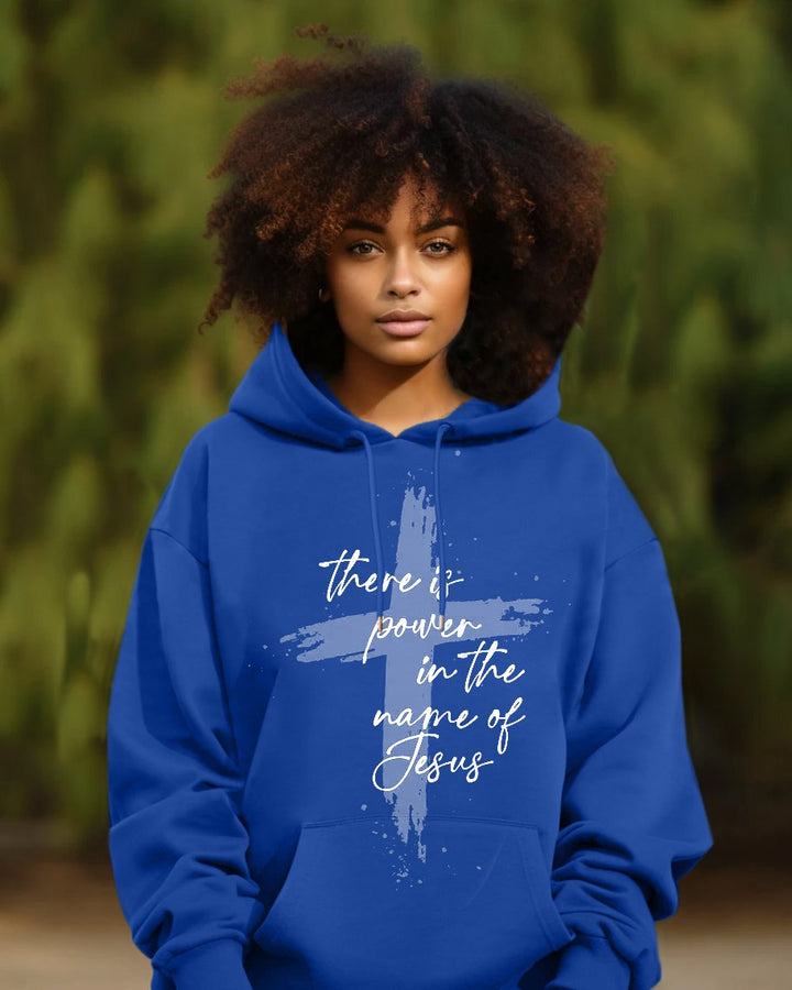 There Is Power In The Name of Jesus Long Sleeve Hoodie