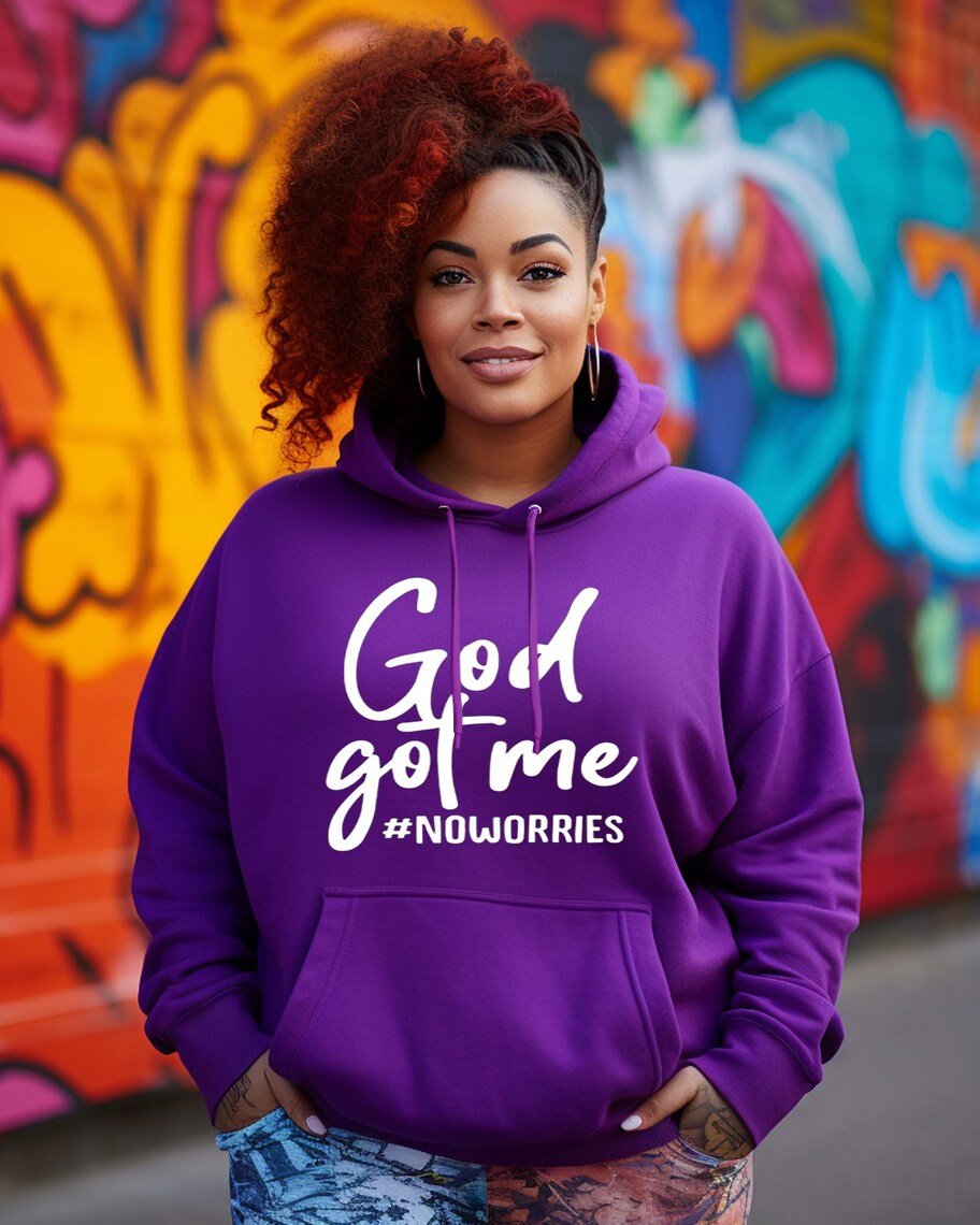 God Got Me Women Long-sleeved Hoodie