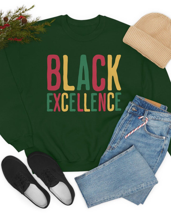 Black Excellence Long Sleeve Sweatshirt