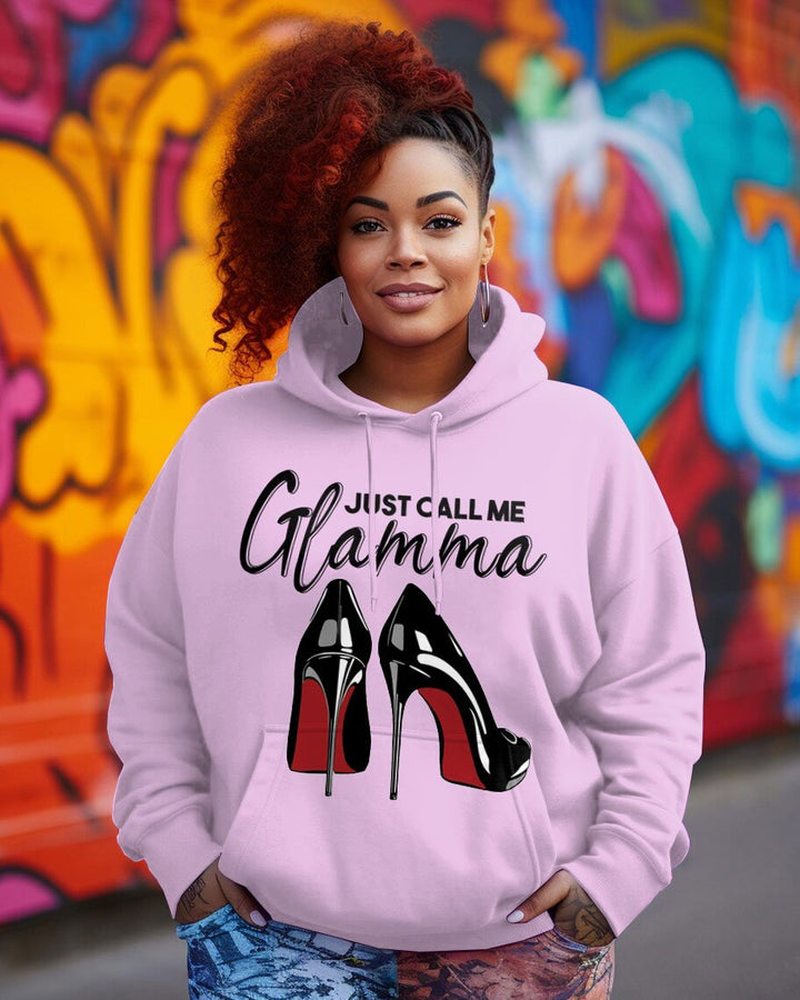 Just Call Me Glamma Long-sleeved Hoodie